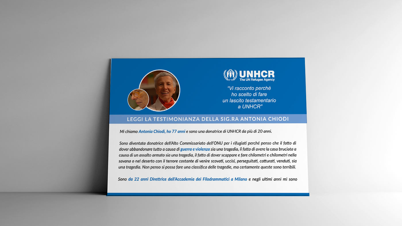 testimonianze-UNHCR-lascito-testamentario campagna lasciti