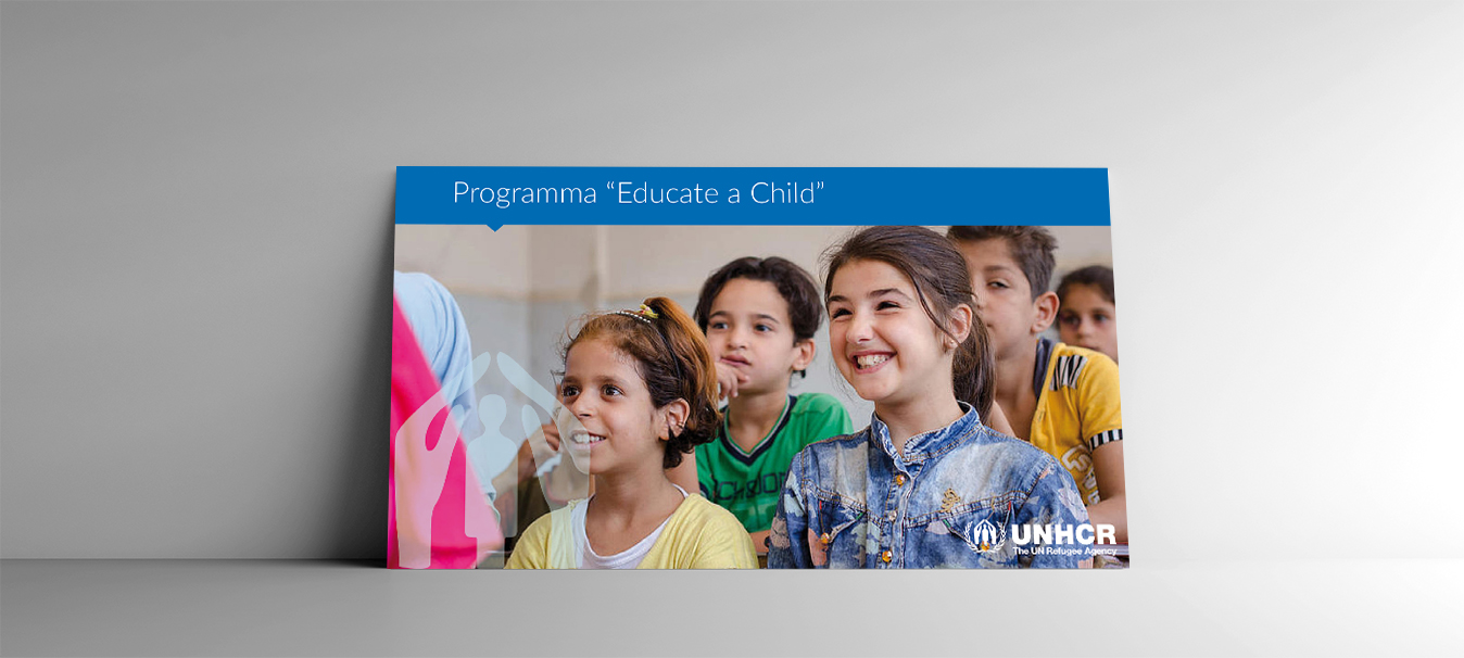 educate a child unhcr realizzato da Ideavale Bologna